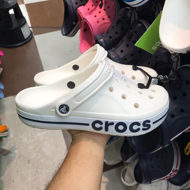 crocs bayaband clogs white