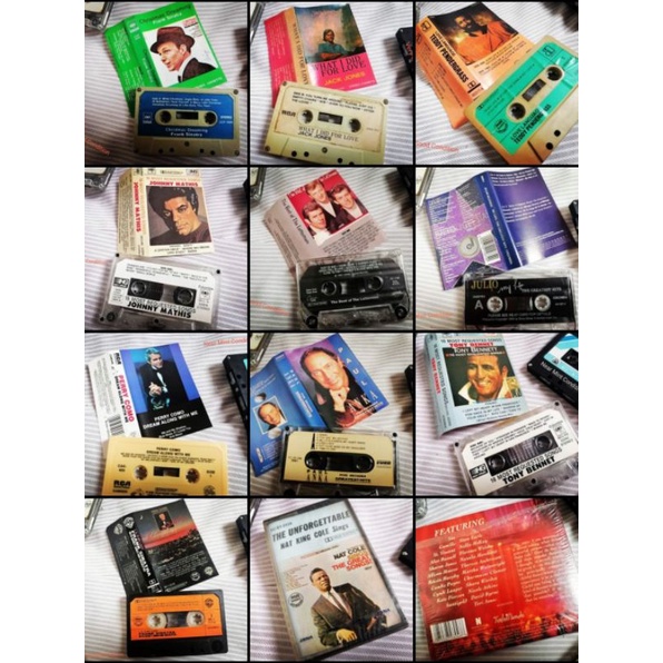 50s 60s 70s Traditional Pop Cassette Tapes Vintage Cassettes Tape