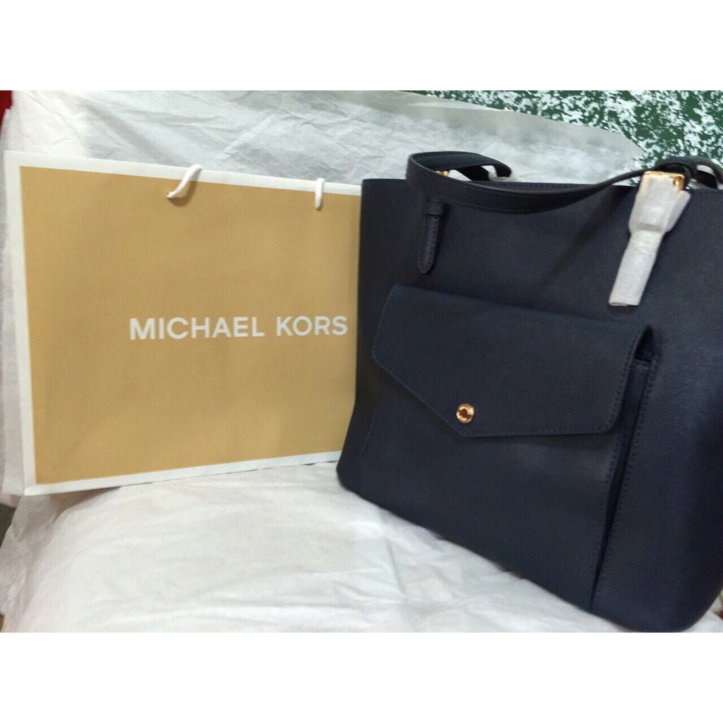 mk blue bag