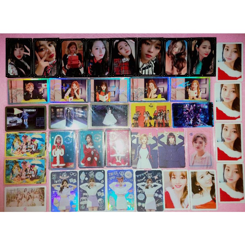 Twice Special Photocards Rare Gold Pc Holo Christmas Ed Group Pc Shopee Philippines