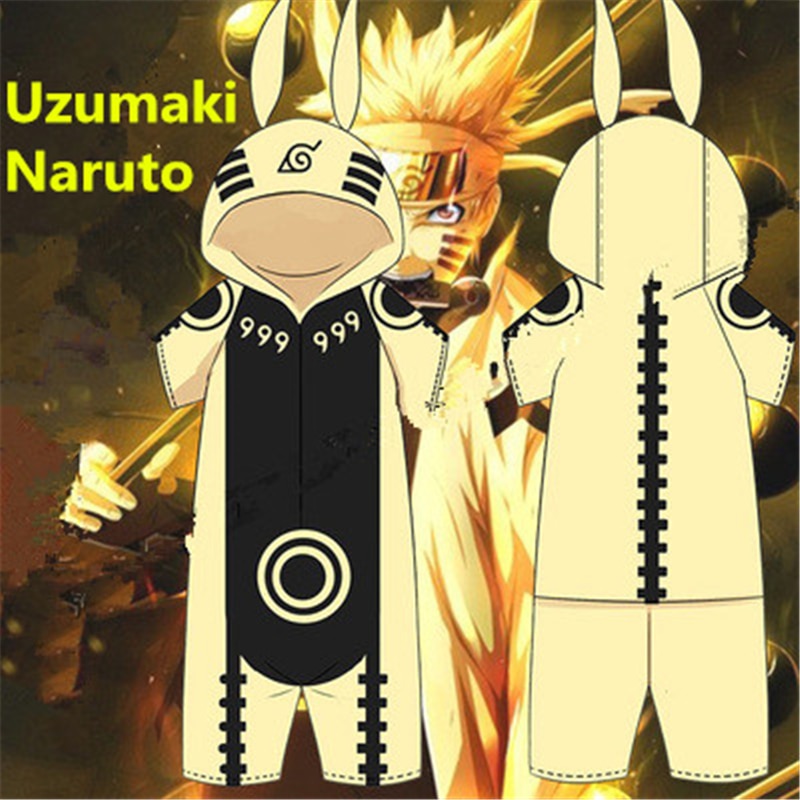 Cartoon Anime Naruto Kurama Kyuubi Uzumaki Naruto Cosplay Costumes Cotton Pajamas Women Man Kids Shopee Philippines