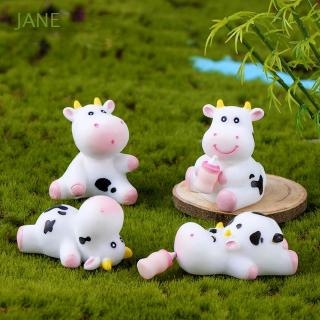Bonsai Ornament Miniature Taurus Cow Figurines Animal Model Micro Landscape 