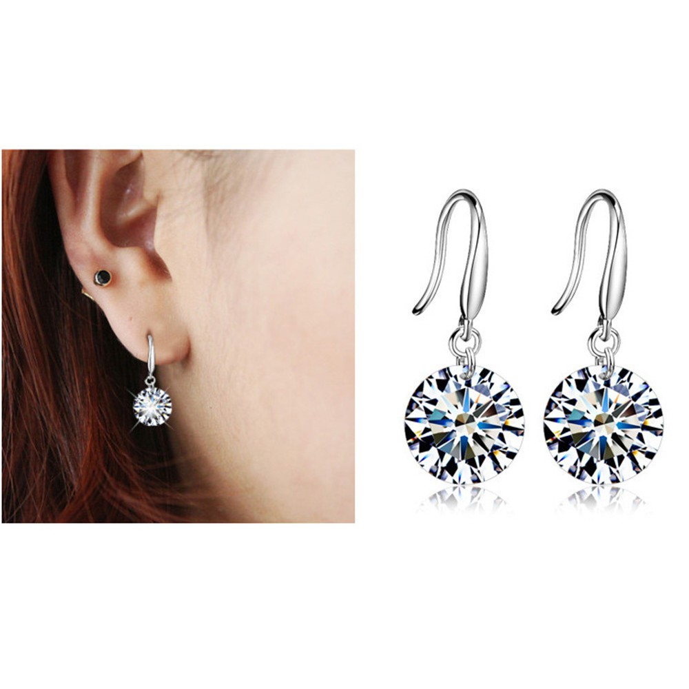 stud and dangle earrings