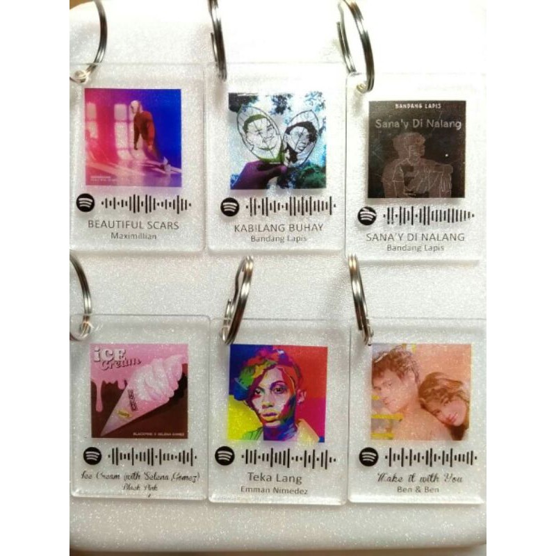 SPOTIFY ACRYLIC KEYCHAIN (2X3 INCH) | Shopee Philippines