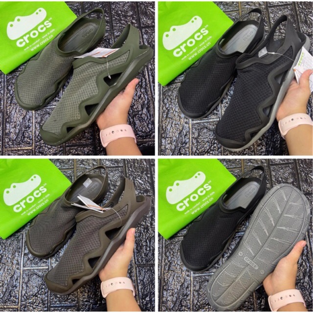 crocs men's swiftwater mesh sandal