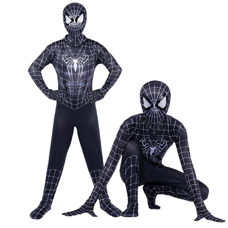 2-10 Years High Quality Halloween cosplay Spider Man Spiderman Costume ...