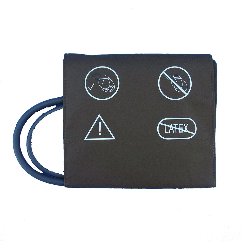 Reusable NIBP Dual Tube Cuff, Medical Upper Arm Cuff, for Digital Blood