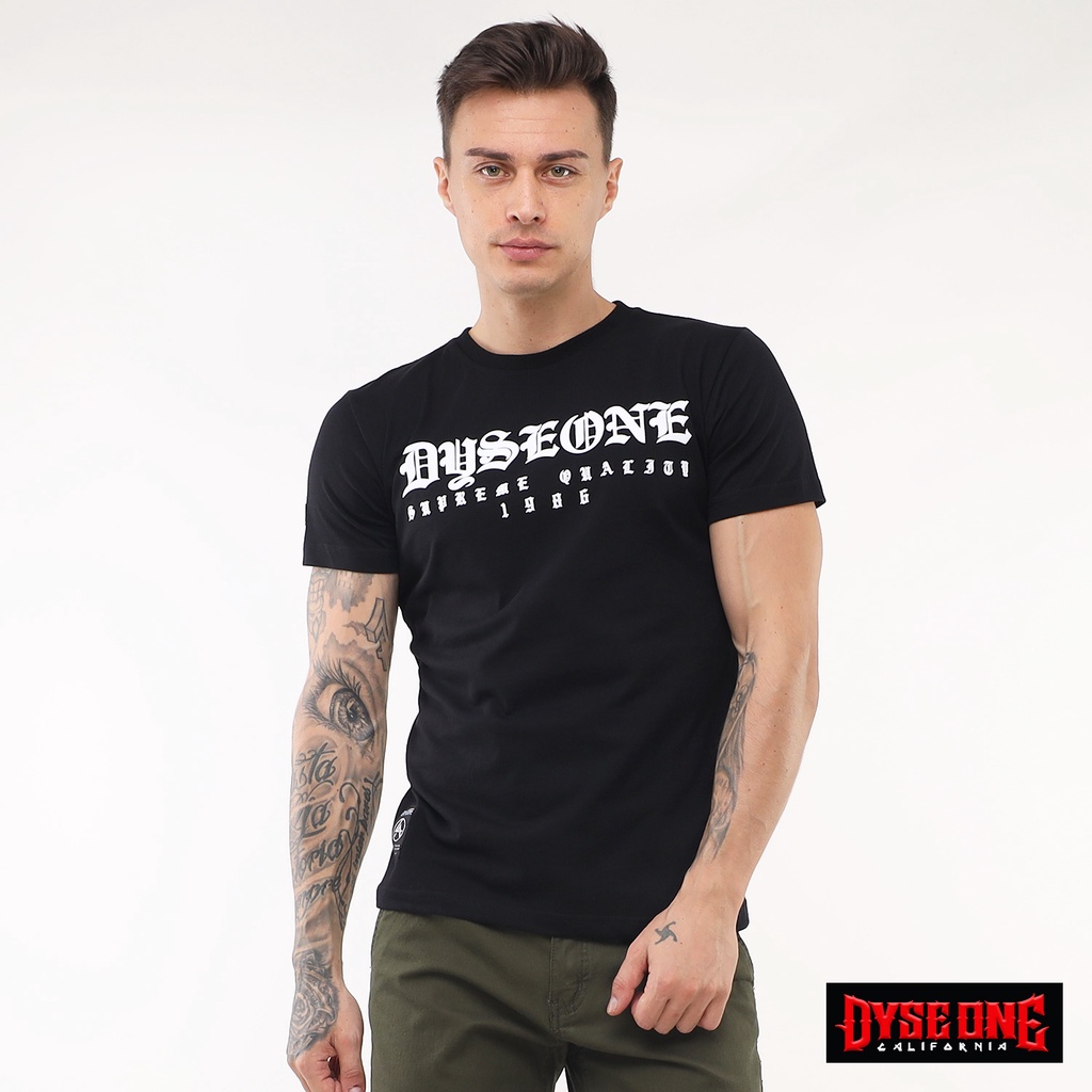 Dyse One Round Neck Muscle Fit DBT01B-0984 (Black) | Shopee Philippines
