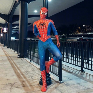 Halloween Superhero Costume Cosplay Bodysuit Jumpsuit Zentai Onesie Spandex 3D Style For Kids Adult 