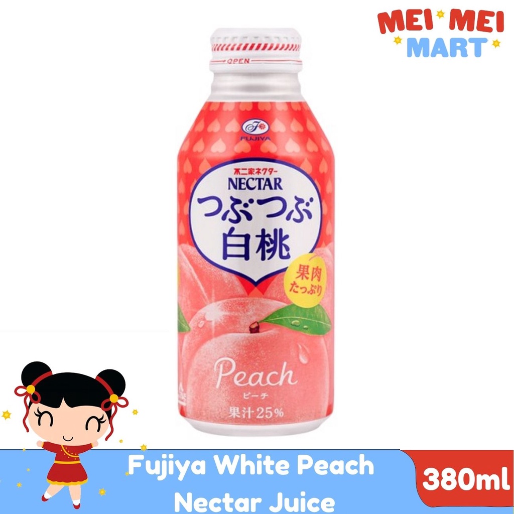Japanese Fujiya White Peach Nectar Juice Drink 380ml Shopee Philippines 8151