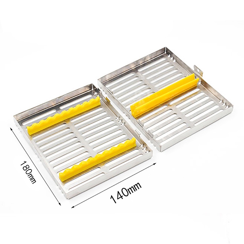 Dental File Burs Sterilization Rack Autoclavable Sterilization Box Disinfection Tray Dentistry