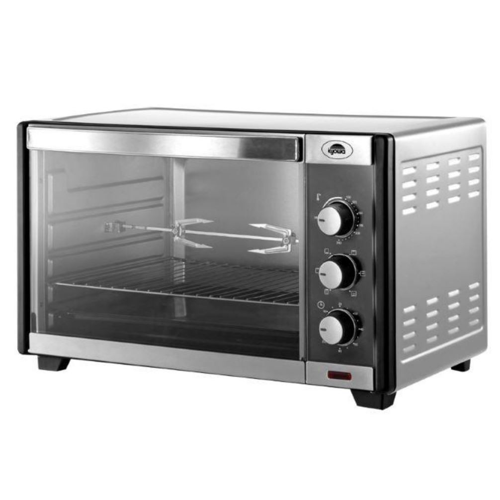 silver electric oven