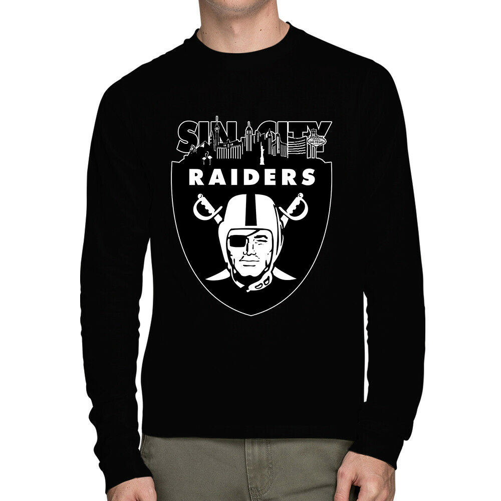 NFL Vintage Shield Black Relaxed Long Sleeve T-shirt – Recovered