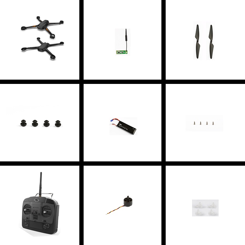 Hubsan H109 RC Quadcopter Spare Parts Body Shell Blade Motor Battery