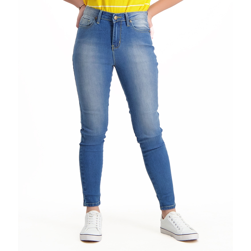 ladies cropped skinny jeans