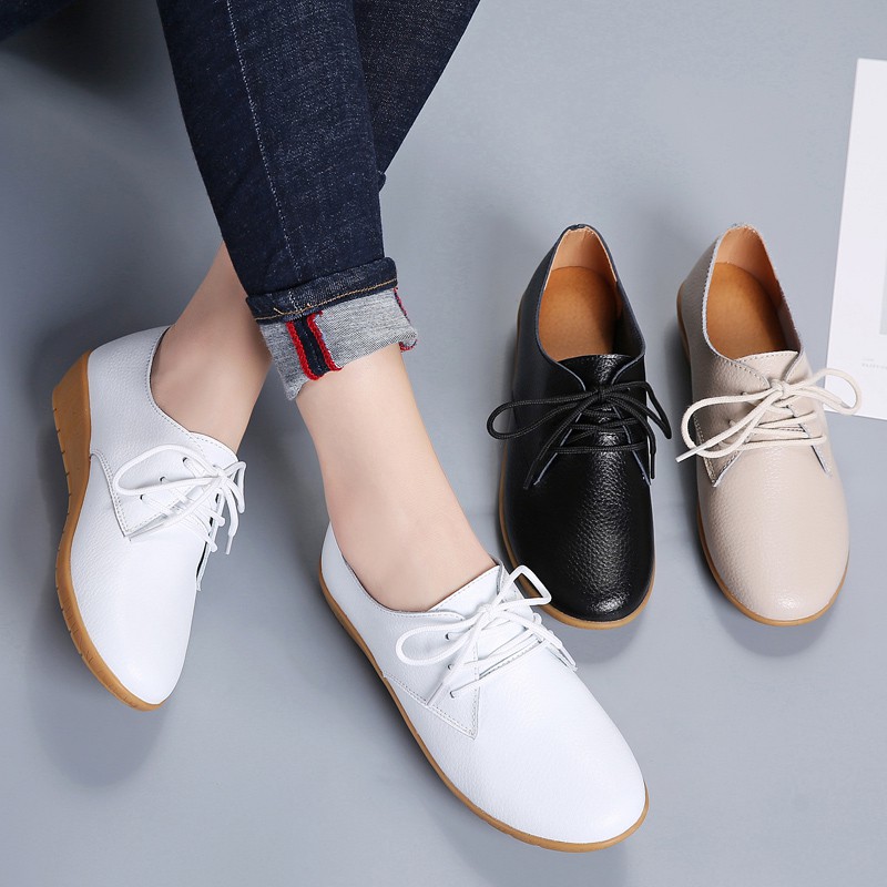Women Leather Shoes Casual Shoes Formal 