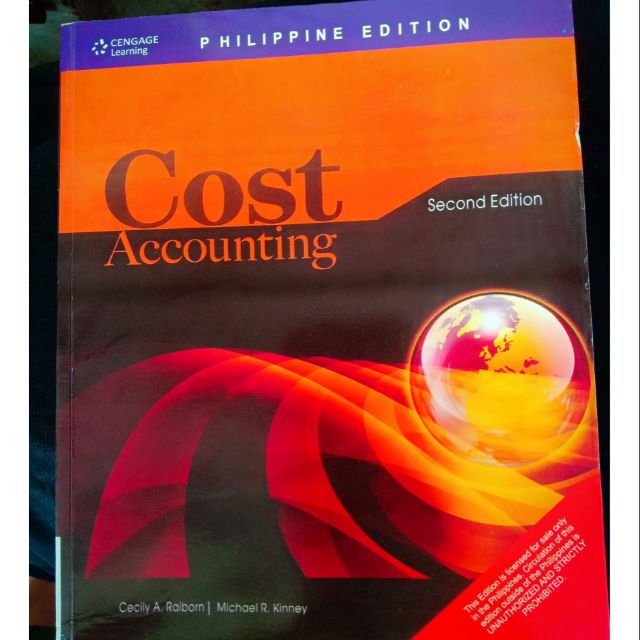 COST ACCOUNTING 2ND ED. BY RAIBORN Shopee Philippines