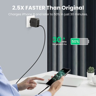 【Free 100W Cable】UGREEN 65W  PD GaN Chargerr Quick Charge 4.0 3.0 Type C PD USB Charger with QC 4.0 3.0 Portable Fast Charger For Phone 13 For Xiaomi pad 5/5pro Laptop #9