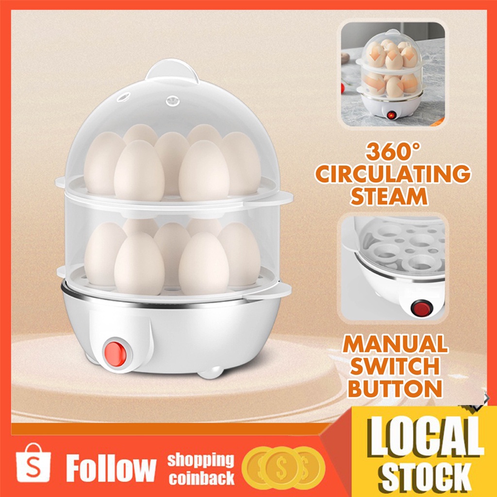 Mini Egg Boiler MultiLayer Electric Steamer Egg Cooker Kitchen Egg