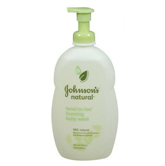 johnson's baby naturals head to toe wash