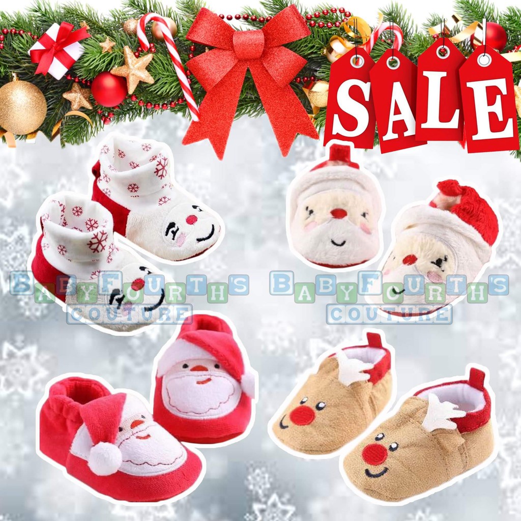 infant christmas shoes