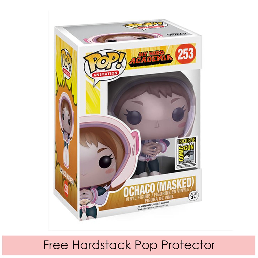 Ochaco Masked Funko Pop with Hardstack 