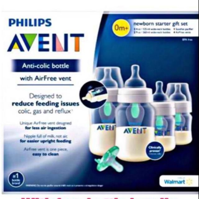 avent anti colic set