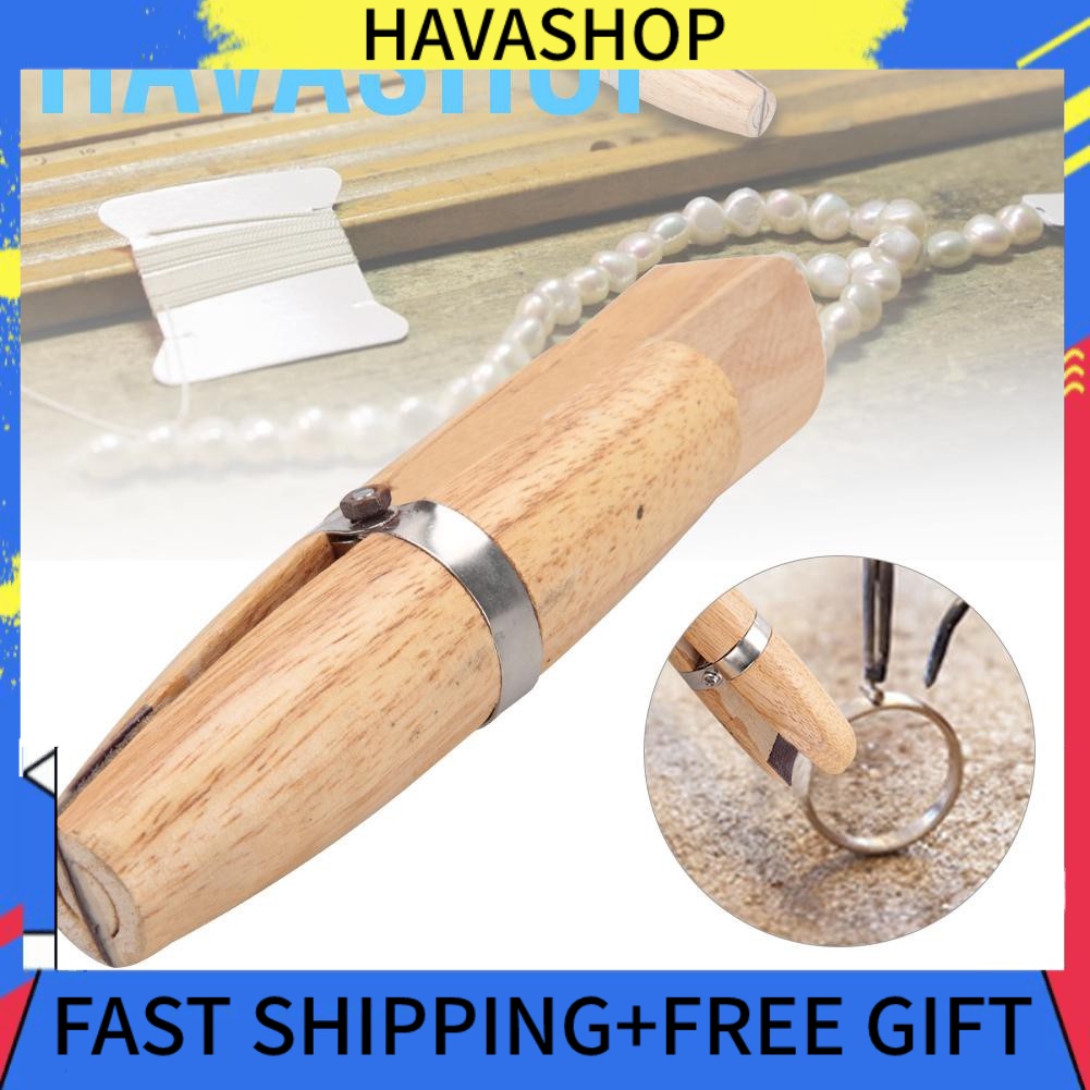 (Seller Wooden Jewelers Ring Clamp Wood Jewelry