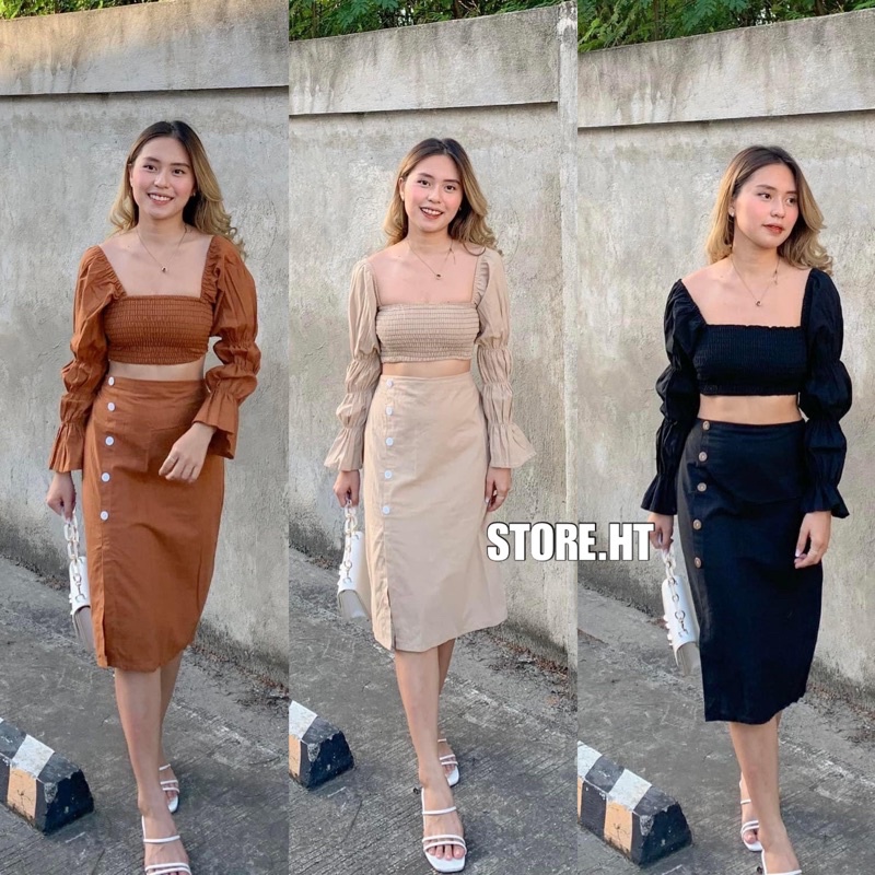 Suzie Set / Suzie Coordinate Set Skirt and Top | Shopee Philippines