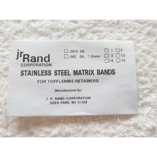 Stainless Steel Matrix Band Molar #1