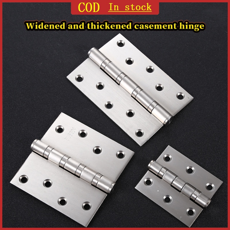 (2pcs) Bisagra Door Hinges Stainless Steel Ball Bearing Hinges Heavy