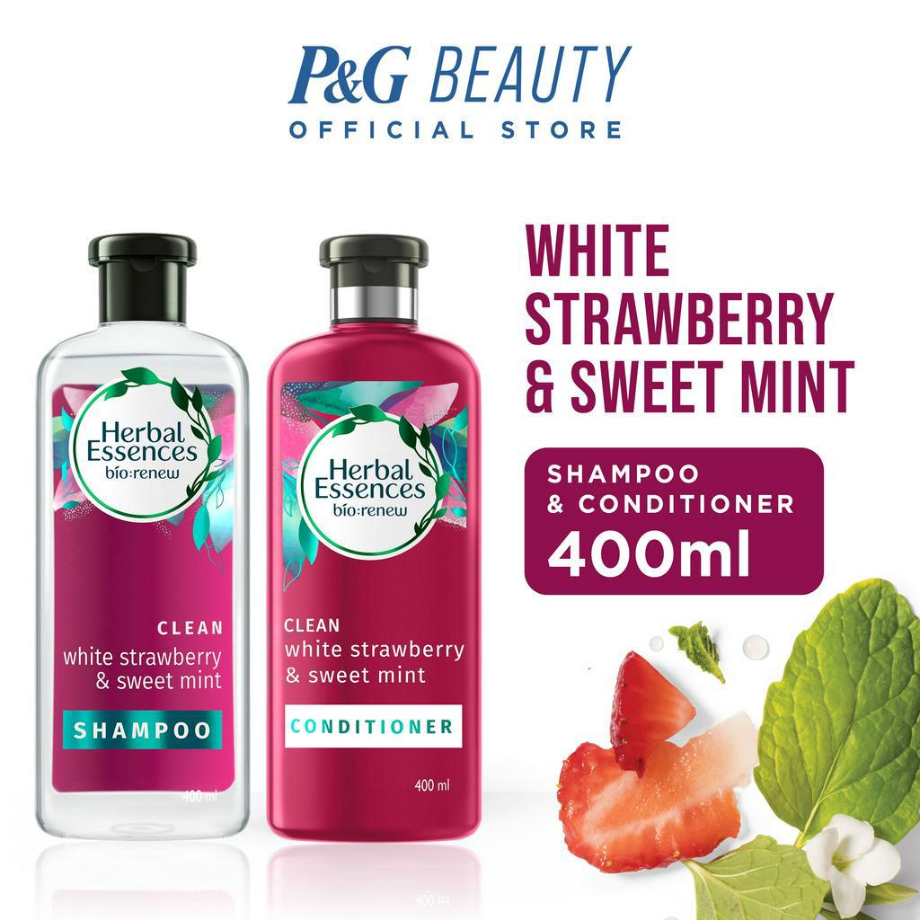 Herbal Essences Clean White Strawberry & Sweet Mint Shampoo ...