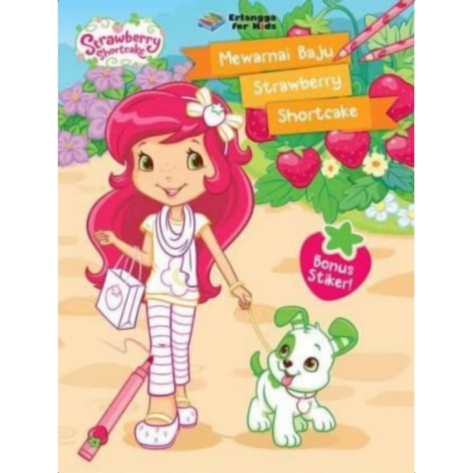 Strawberry Shortcake Children S Book Coloring Strawberry Shortcake Clothes Shopee Philippines