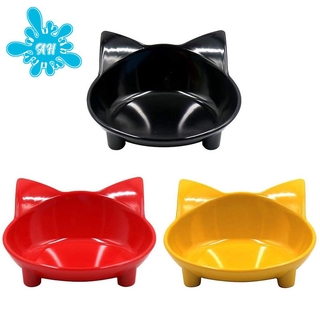 flat cat food dishes