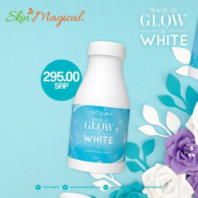 skin magical glow in white lotion