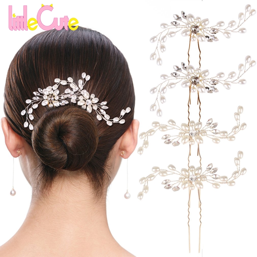 Women Korean INS Style Hair Clip] [Girls Crystal Pearl Flower Hairpin] [ Ladies Elegant Hair Accessories] Wedding Trendy Hair Accessories | Shopee  Philippines