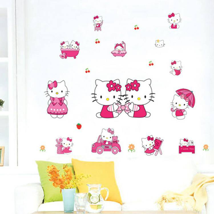 Hello Kitty Wall Decor Sticker