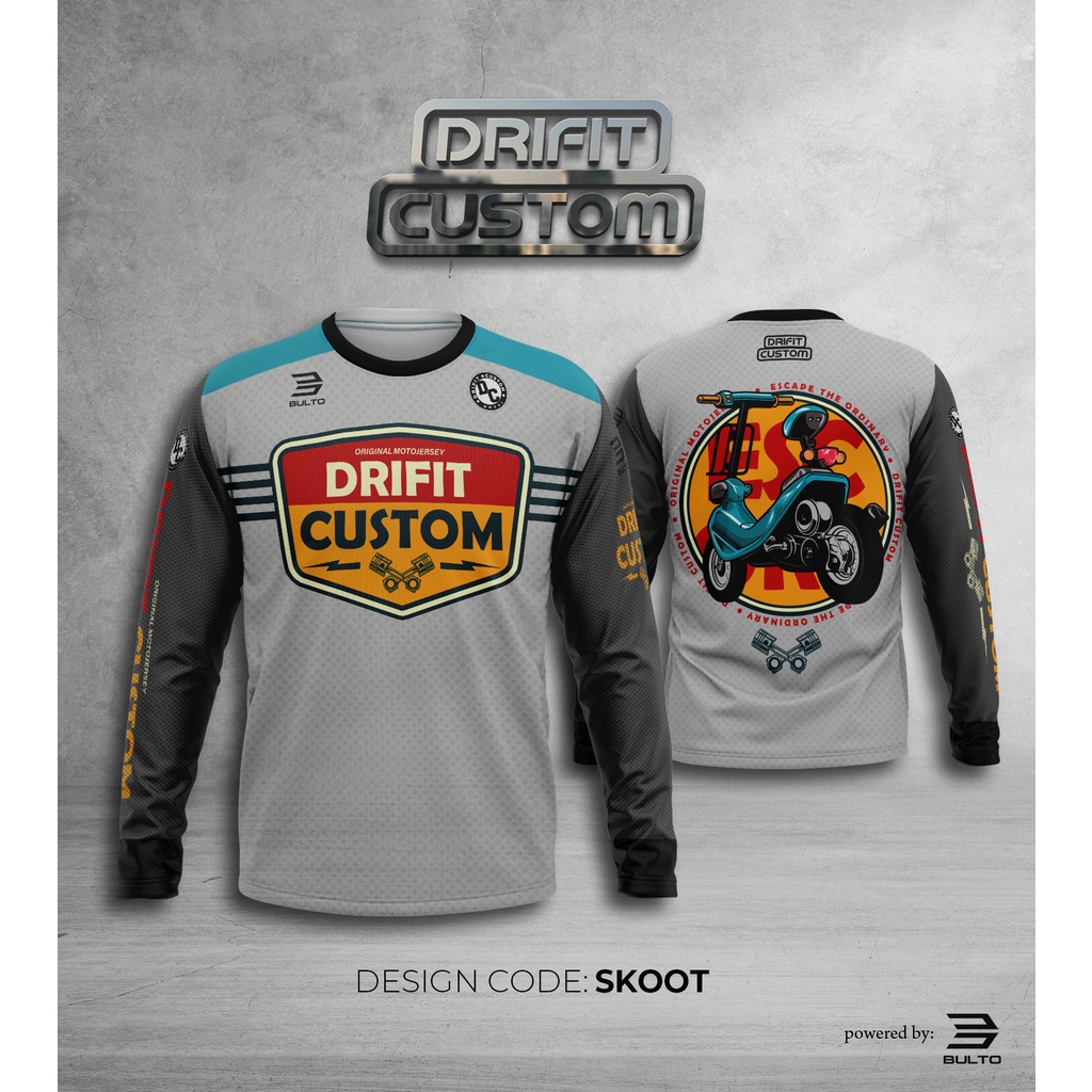 DRIFIT CUSTOM MOTO JERSEY - SKOOT | Shopee Philippines