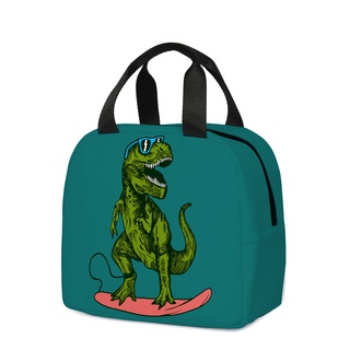 Dinosaur Anime 3D Printed Boys Girls Lunch Bag School Lunch Box Ice Bag Tyrannosaurus Rex Cool Gift for Children #8
