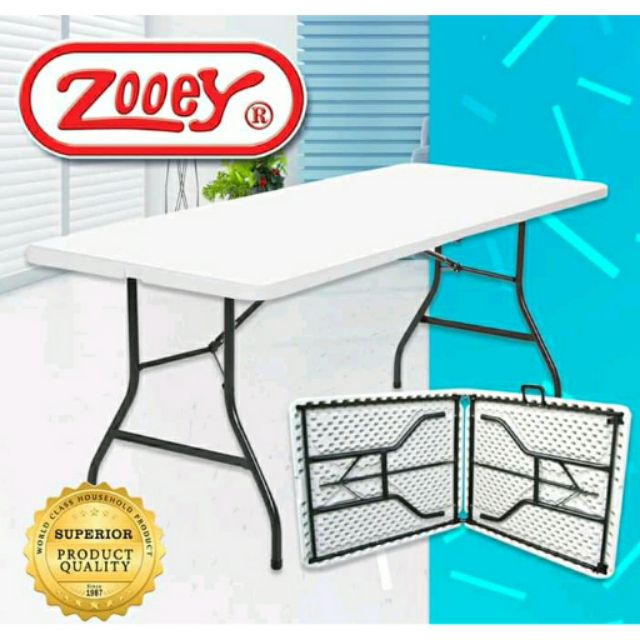 Zooey Foldable Table Free Delivery Within Metro Manila Shopee Philippines
