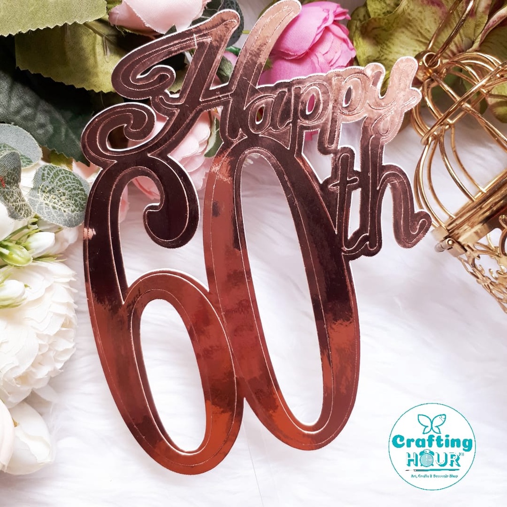 Customized cardstock cake topper Shopee Philippines