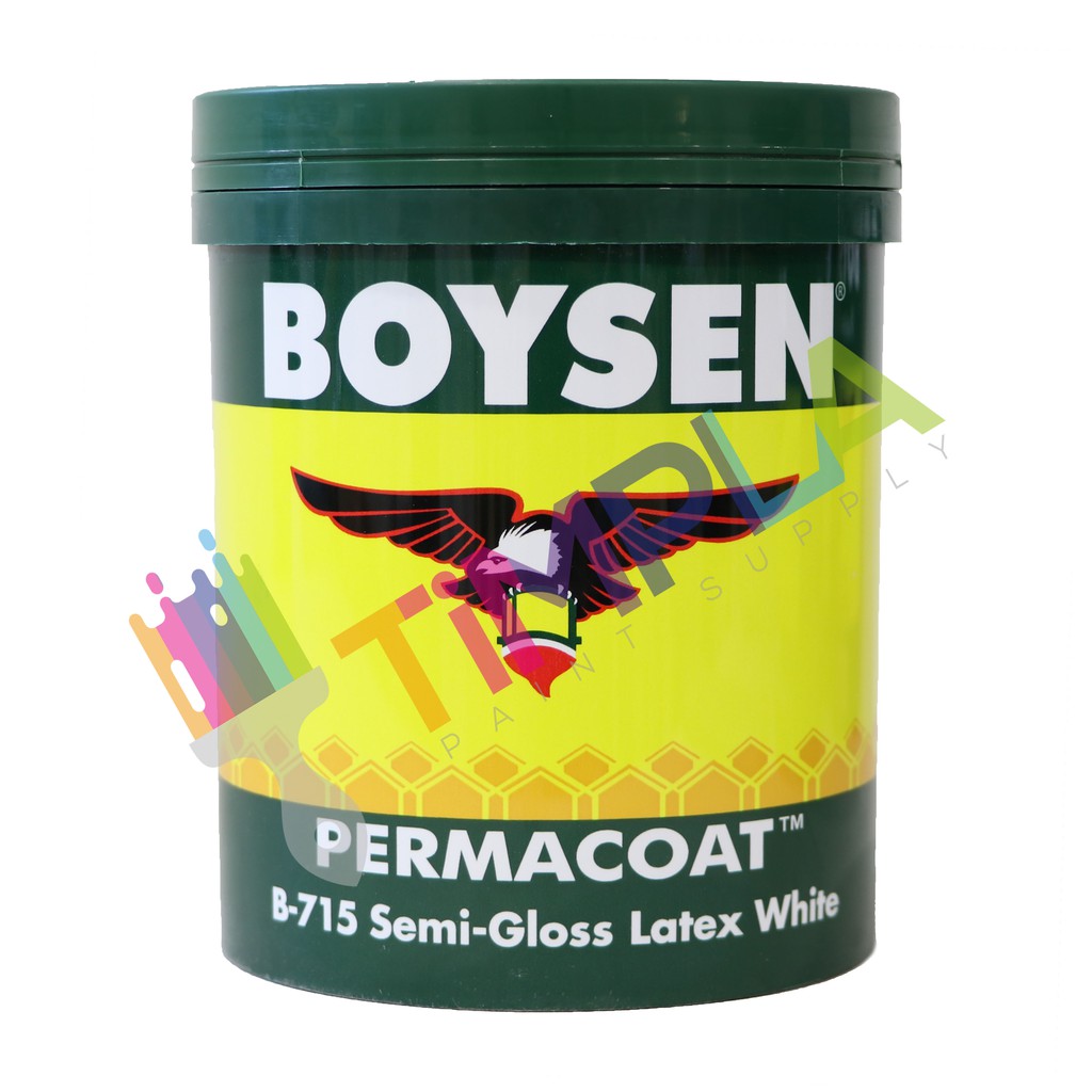 BOYSEN Permacoat B715 SemiGloss Latex [WHITE] 4L Shopee Philippines