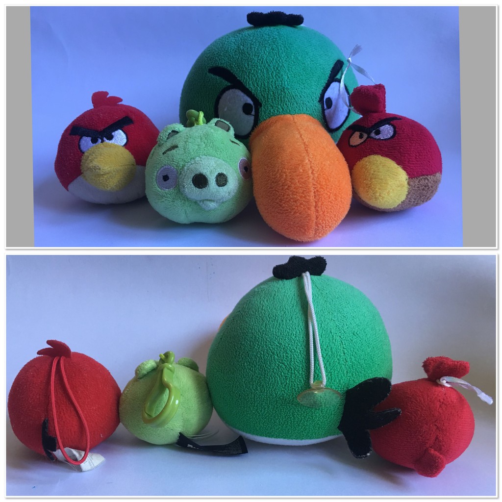 angry bird plushies