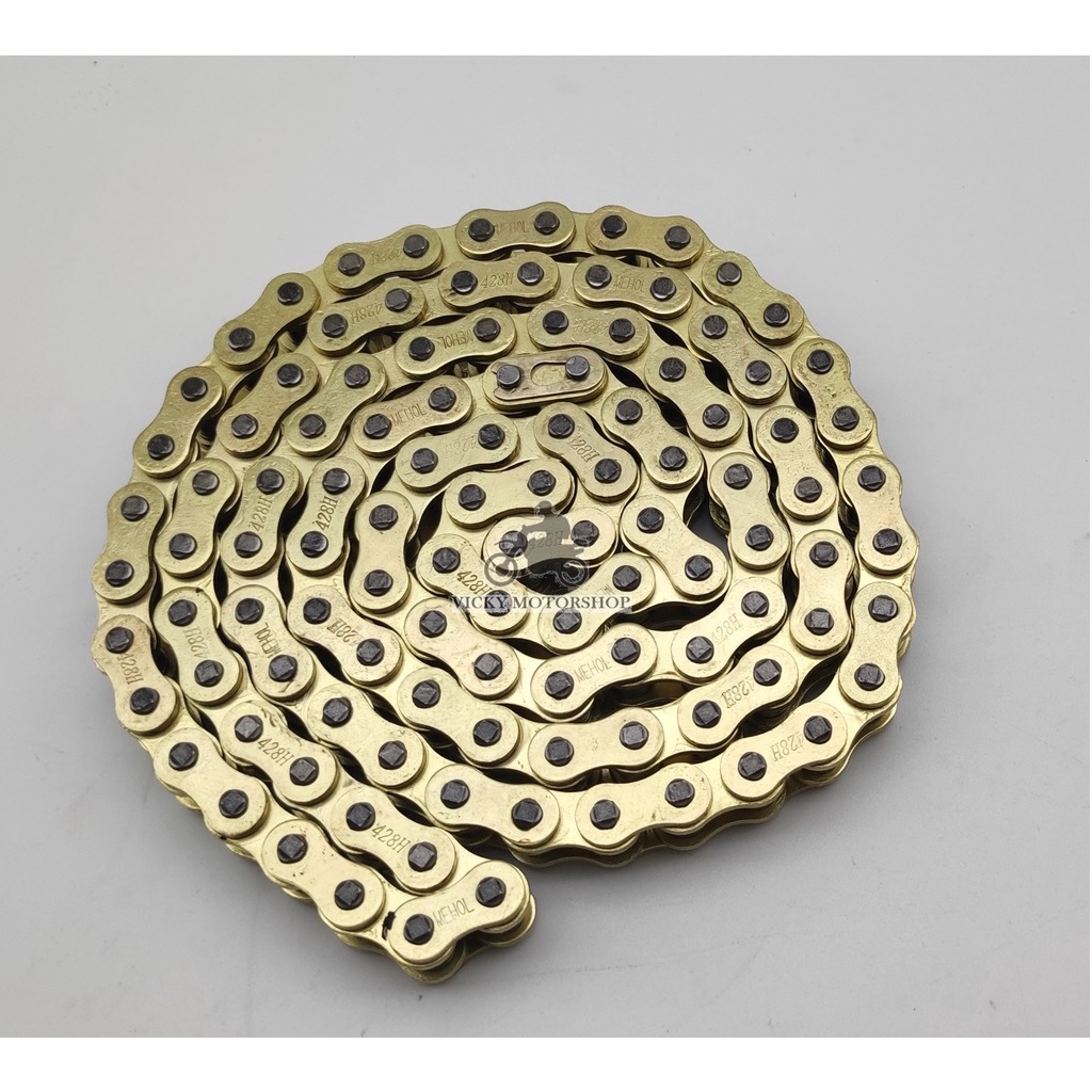 MOTORCYCLE CHAIN GOLD 428H120L Shopee Philippines