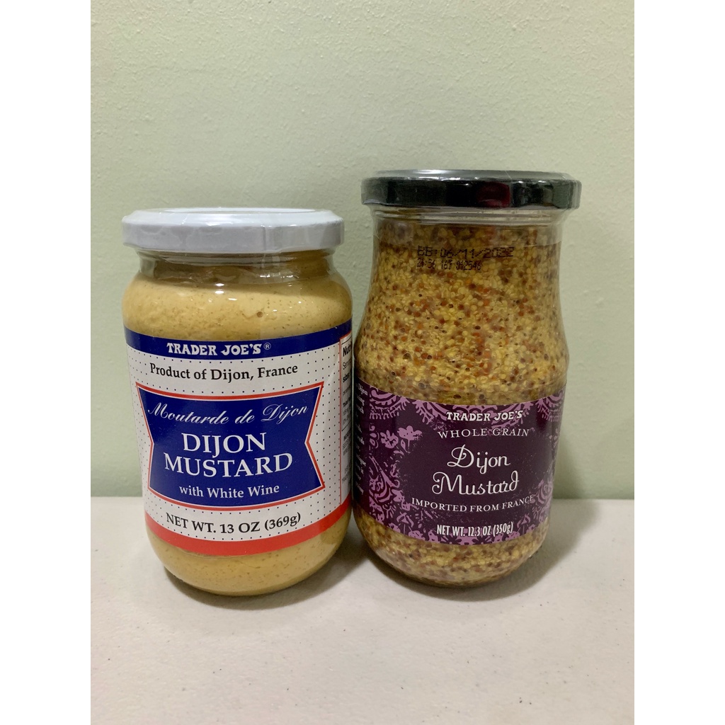 Trader Joe's Dijon Mustard (Whole Grain, with White Wine) Shopee