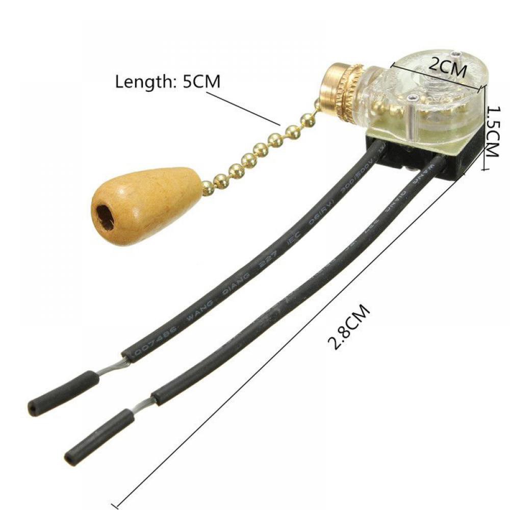 New Fan Light Replacement Retro Pull Chain Switch Ceiling Shopee
