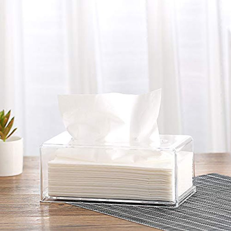 clear tissue holder