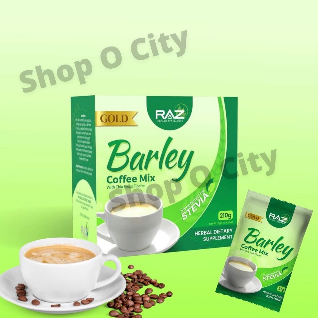 RAZ Barley Coffee Mix with Chia Seeds Shopee Philippines