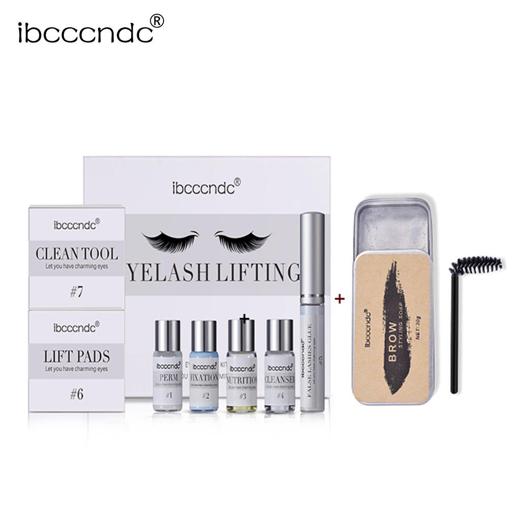 ibcccndc Eye Makeup Set Professional Lash Lift Kit Eyelash Perming +3D