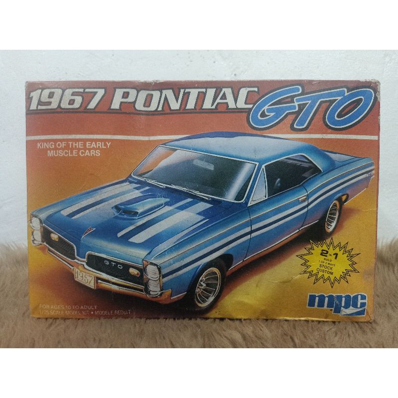 MPC 1967 Pontiac GTO 1/25th Scale Car Model Kit | Shopee Philippines